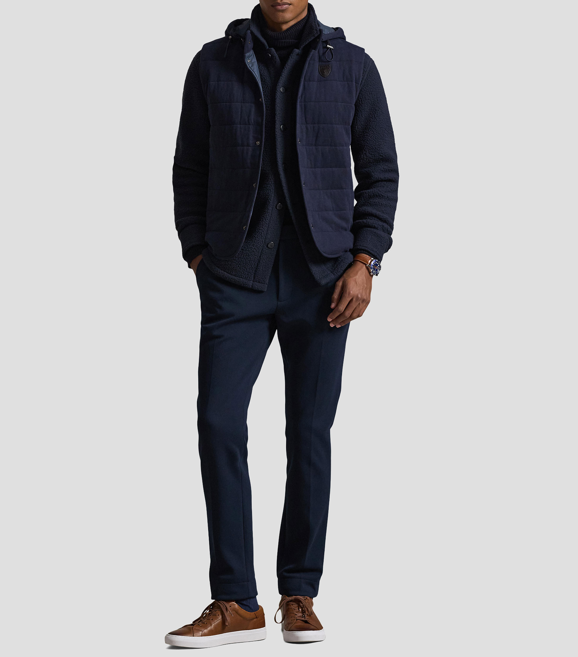 Chaleco con capucha Hombre